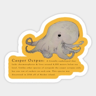 Casper Octopus Sticker